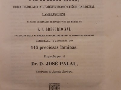 Obra del mes. Diciembre 2021. Historia y trajes de las órdenes religiosas del P. Tiron. Barcelona, 1846
