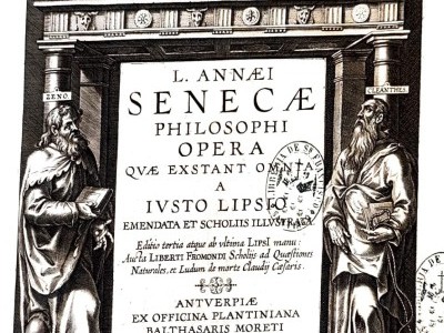Obra do mes. Febreiro 2022. L. Annaei Senecae Philosophi Opera, Quae Exstant Omnia: a Iusto Lipsio emendata, et scholiis illustrata. 1632.